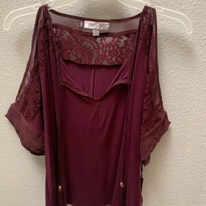 Women’s purple blouse NWT